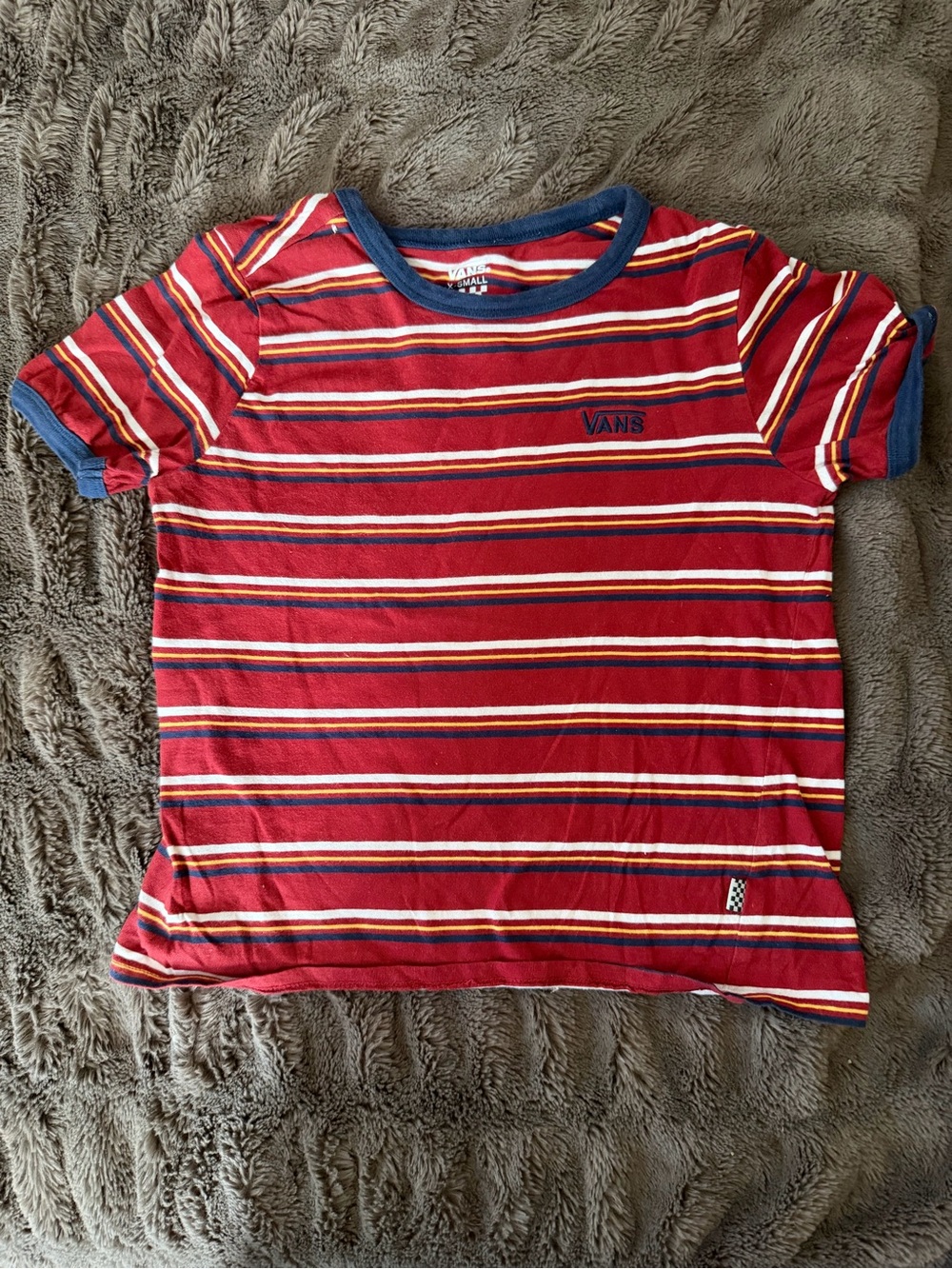 Vans crop Striped  Tee